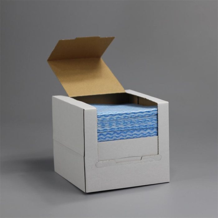 Multi-Purpose 1/4 fold household cleaning cloth Blue - 图片 2