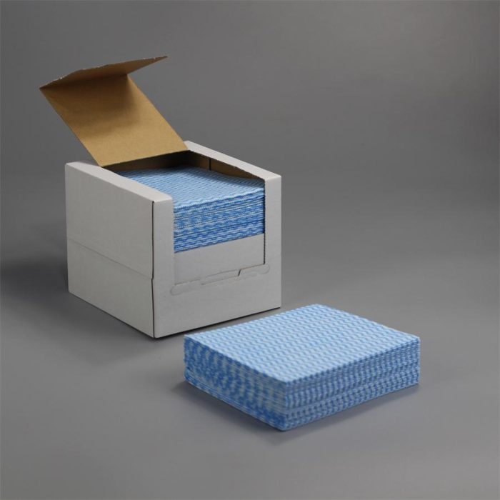 Multi-Purpose 1/4 fold household cleaning cloth Blue - 图片 5