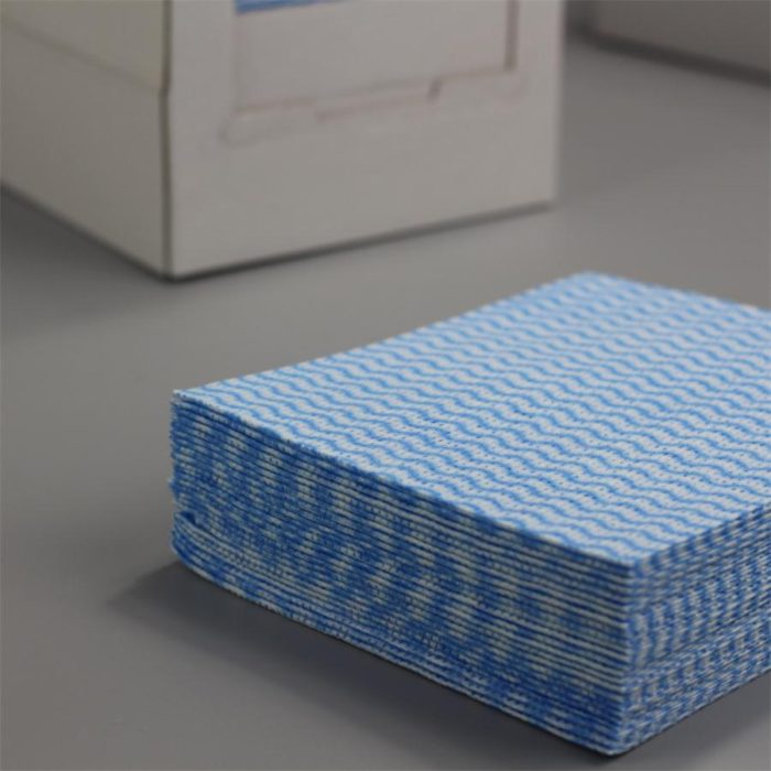 Multi-Purpose 1/4 fold household cleaning cloth Blue - 图片 3