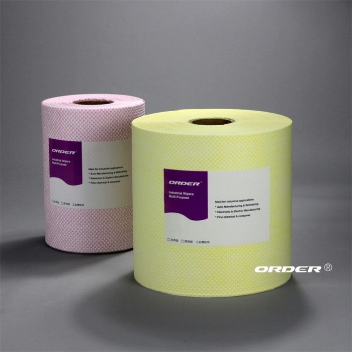 Foodservice Yellow Rreusable Nonwoven Household Wipes - 图片 2