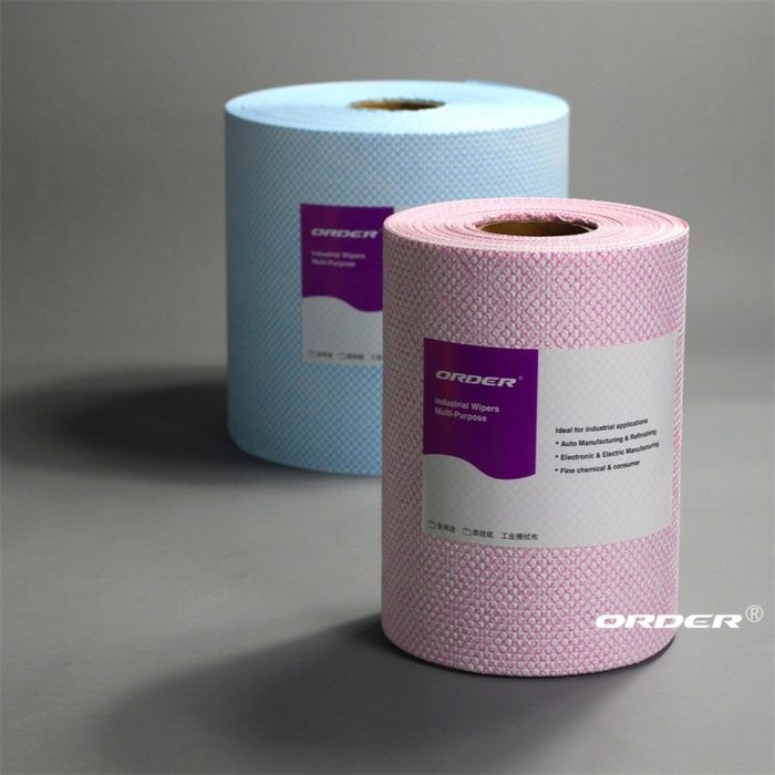 Foodservice Red Rreusable Nonwoven Household Wipes - 图片 2