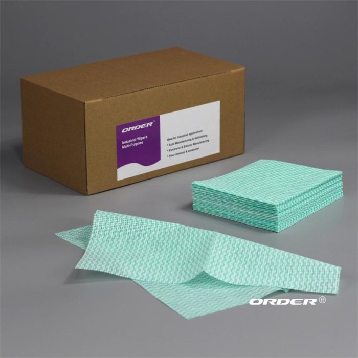 Foodservice Nonwoven Household Cleaning Cloths Green - 图片 5