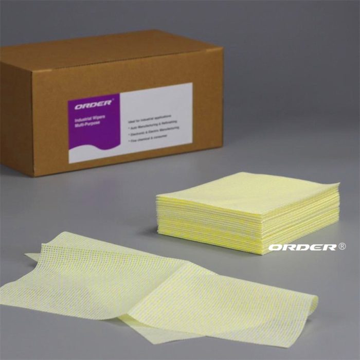 Foodservice Nonwoven Household Cleaning Cloth Yellow - 图片 4