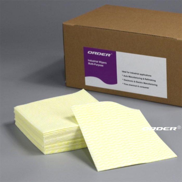 Foodservice Nonwoven Household Cleaning Cloth Yellow - 图片 5