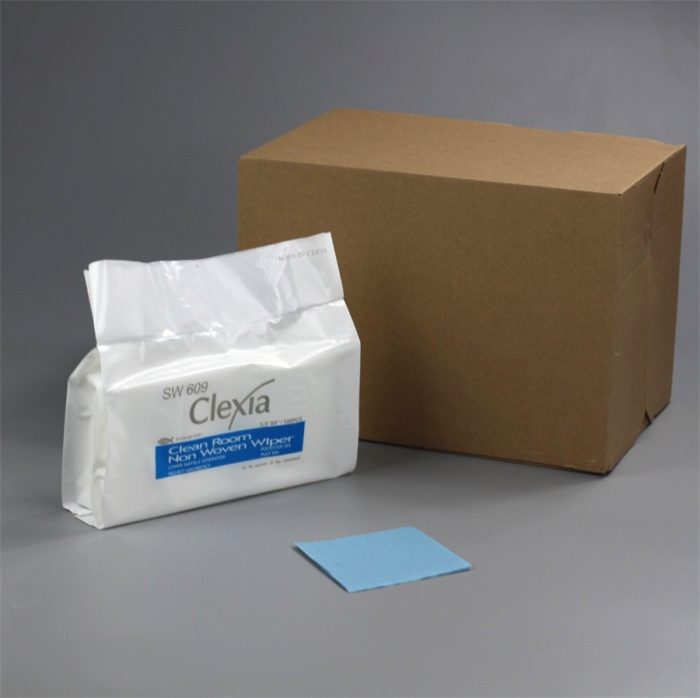Non-woven Cleanroom cleaning Wipers Clexia-SW604B Blue - 图片 2