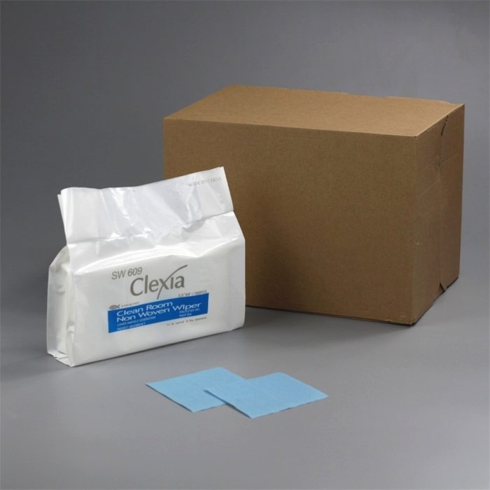 Non-woven Cleanroom cleaning Wipers Clexia-SW604B Blue