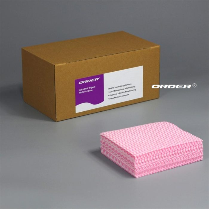 Foodservice Nonwoven Household Cleaning Cloths *Pink - 图片 2
