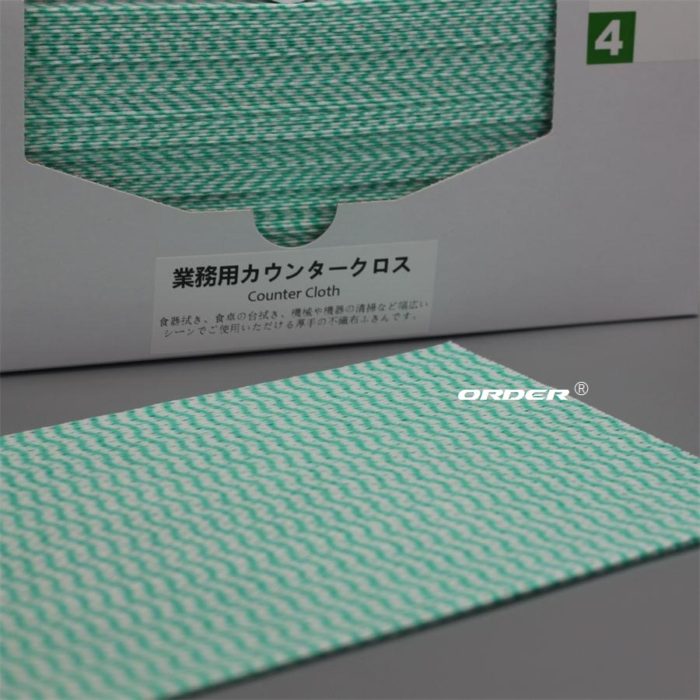業務用　 カウンタークロス厚手タイプ グリーン 60枚入 - 图片 5