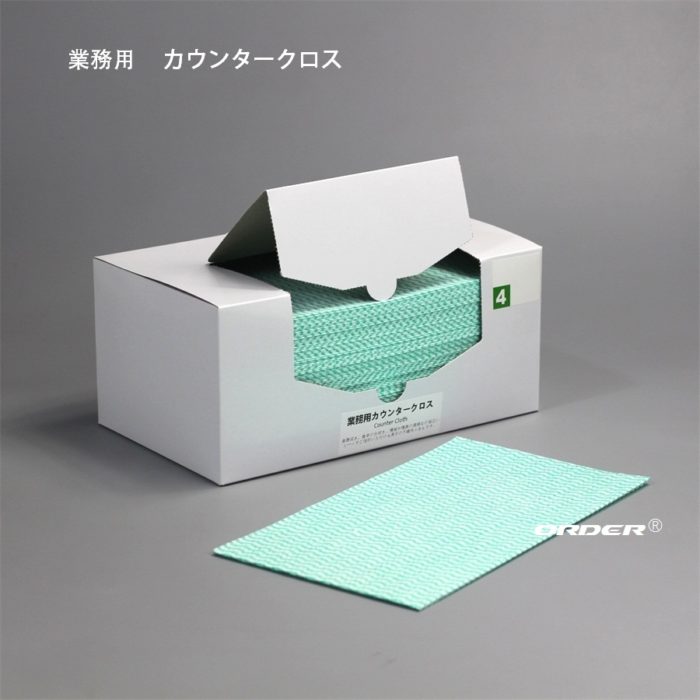 業務用　 カウンタークロス厚手タイプ グリーン 60枚入