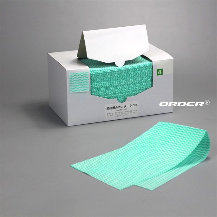 Food Service Industry Light-Duty Disposable Cleaning Wipers 100pcs ,13.7''x24'' - 图片 3