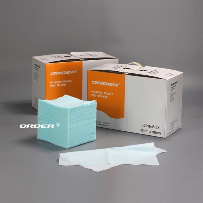 ORDER®Turquoise Apertured Automotive Surface Preparation 1/4 Fold cleaning Wipes - 图片 6