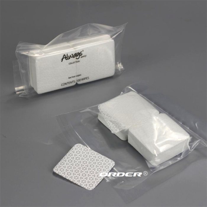 High Quality Lint Free flat pad Nail Wipe P-X3339