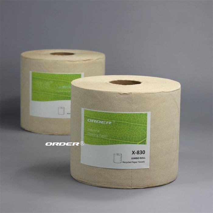 low-lint Wipe Paper Wood Pulp Industrial jumbo Perforated Roll Dust-free towel - 图片 6