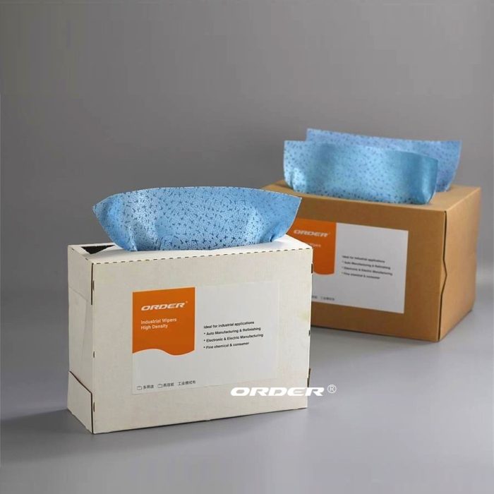 ORDER® PX-3332B Pop-Up Box Meltblown Polypropylene Industrial Wiping Wipers - 图片 2