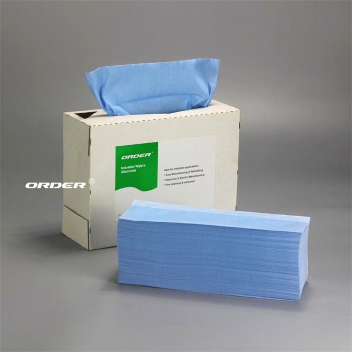 ORDER® Pop-up box Woodpulp PP Degreasing Wipers - 图片 2