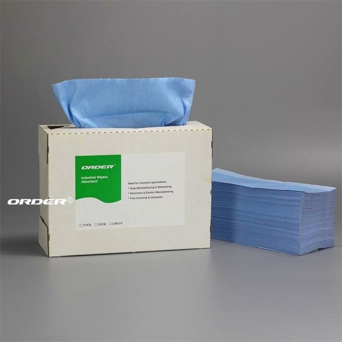 ORDER® Pop-up box Woodpulp PP Degreasing Wipers - 图片 5