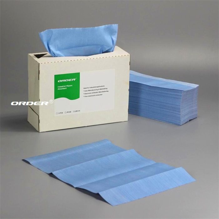 ORDER® Pop-up box Woodpulp PP Degreasing Wipers - 图片 6