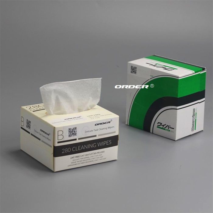 Low lint Anti-static Delicate Task optical cleaning wipes - 图片 6