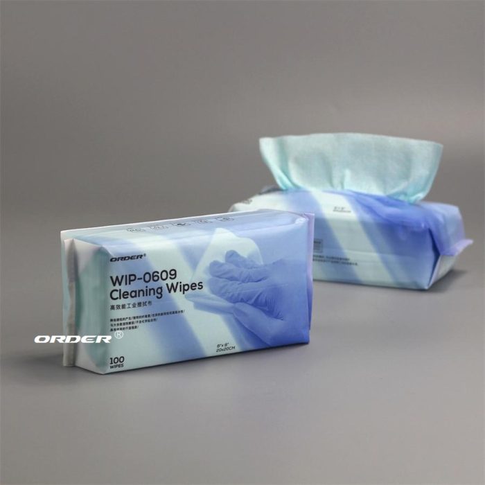 C fold Embossed surface Turquoise cellulose polyester industrial Cleaning Cloths - 图片 4