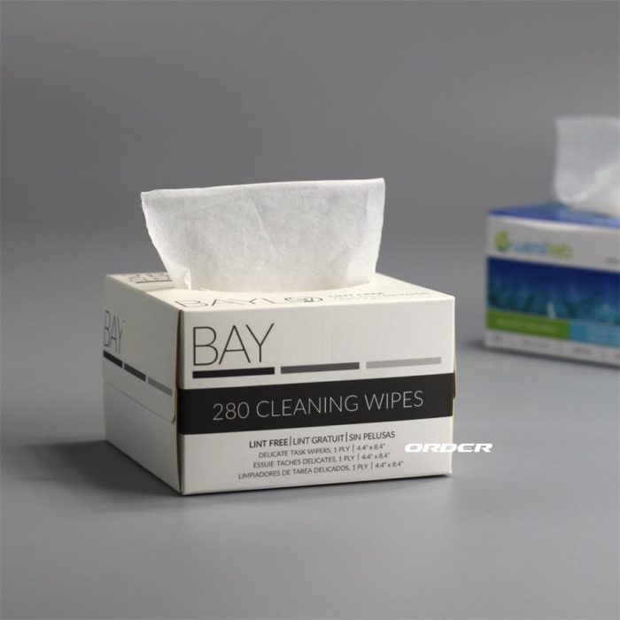 Low lint Anti-static Delicate Task optical cleaning wipes